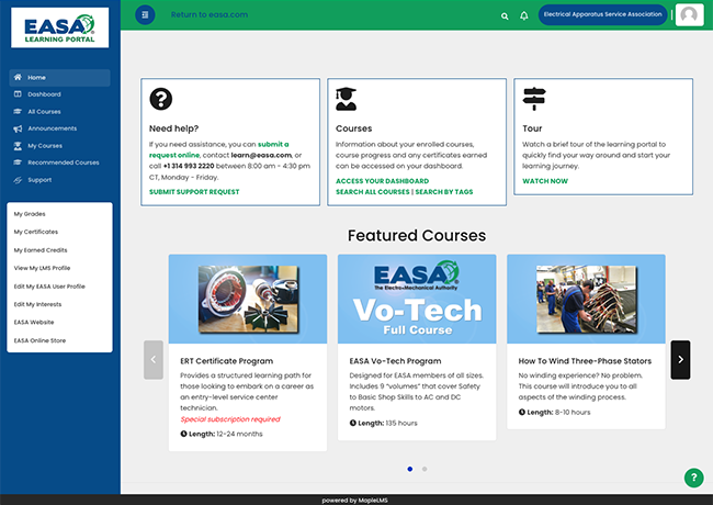 EASA Learning Center
