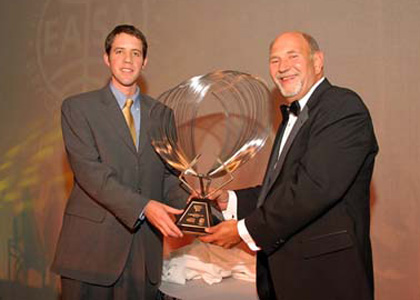 Iain Jenkins - Accepting the EASA Award for J. Edward Jenkins, Sr.