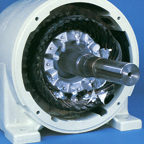 Damage caused by locked rotor